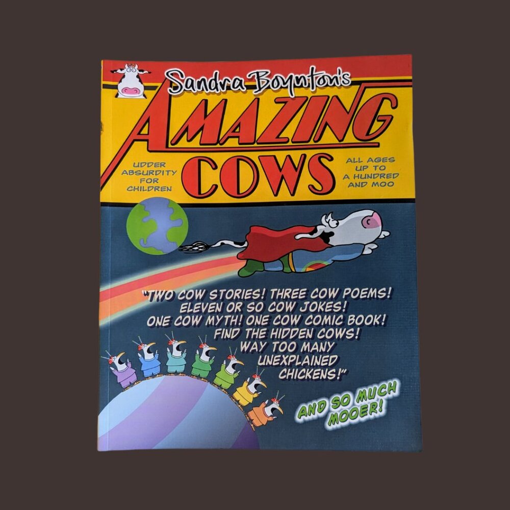 10/$25 Sandra Boynton Amazing Cows: Udder Absurdity for Children 2010